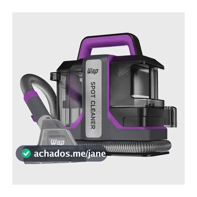Extratora de Sujeira Portátil WAP Spot Cleaner W3 Borrifa Esfrega e Extrai 1450W de Potência e Bico de Autolimpeza