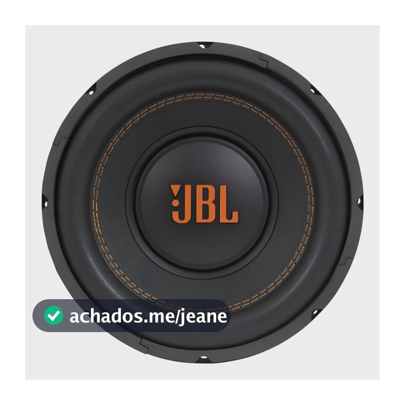 Subwoofer 10 Jbl Multisytem - 10swms350 - 350w Rms 4 Ohms Preto