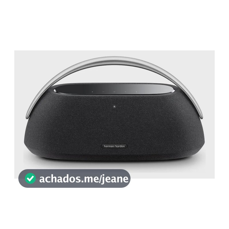 Caixa De Som Harman Kardon Go+play 3 Preta E 160 W Rms Preto 127/220v
