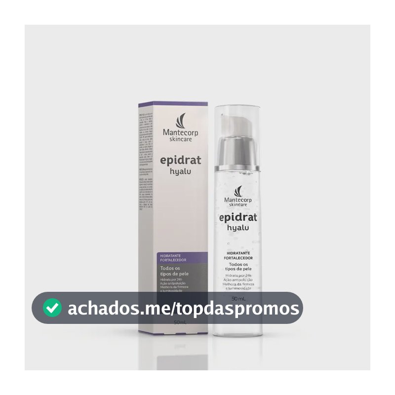 Hidratante Fortalecedor Epidrat Hyalu 50ml Mantecorp Todo Tipo De Pele Dia/noite