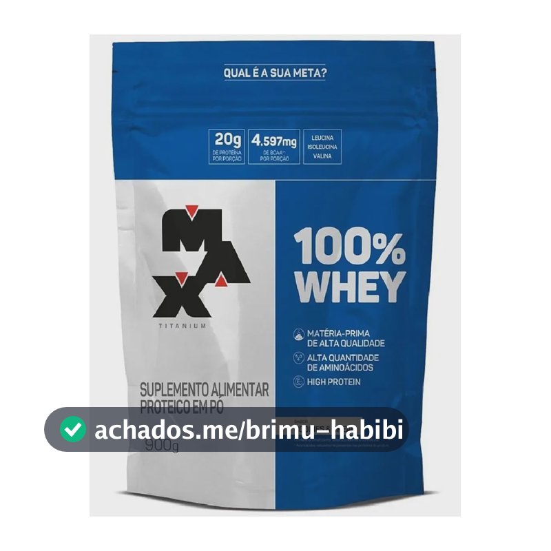 100% Whey Max Titâni Sabor Cookies