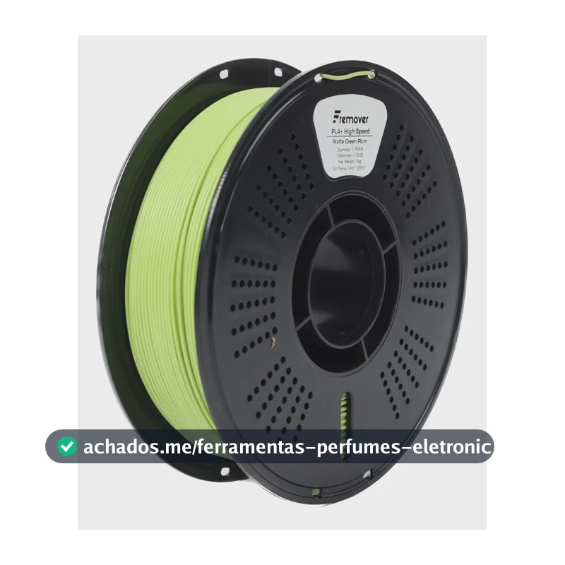 Filamento de impressora 3D Pla+ High Speed X1kg 1,75 mm Fremover Green Plum Matte