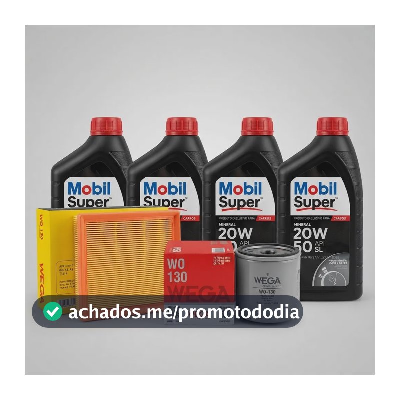 Kit Revisão Celta 1.0 1.4 Óleo Mobil 20w50 + Filtro De Ar
