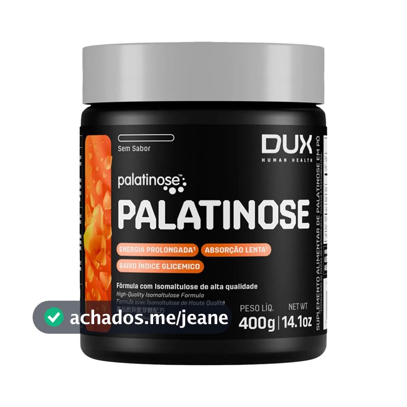 Suplemento em pó Dux human health Carboidratos Palatinose Sem sabor x 400g