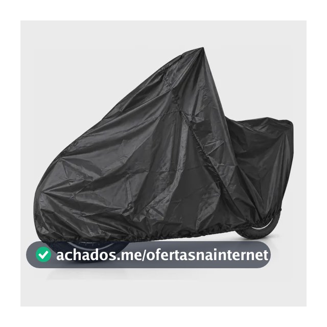 Capa Para Moto Impermeável Leve Proteção Uv Sol Chuva P M G Preto M