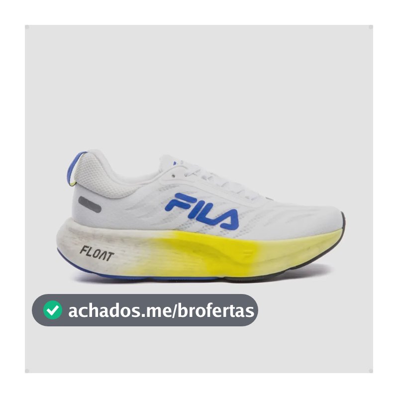 Tênis Fila Float Maxxi 2 Corrida Amortecimento Branco 40 Br