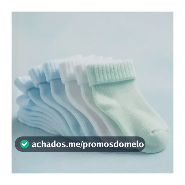 Kit 6 Pares De Meias Recém Nascido Enxoval Bebê Rn Infantil