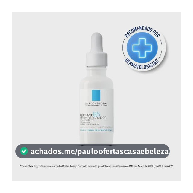 Cicaplast B5 Sérum 30ml La Roche posay Momento de aplicação Dia Noite Tipo de pele Todo tipo de pele
