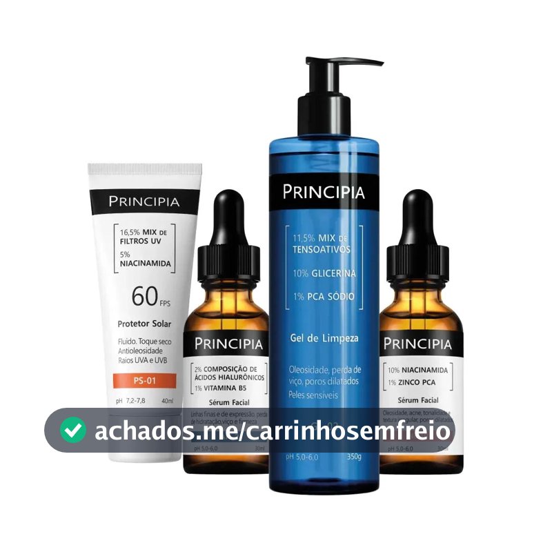 Principia Kit Primeira Rotina Avançada C/ Gl-02 + Nc-10 + Ah-2 + Ps-01