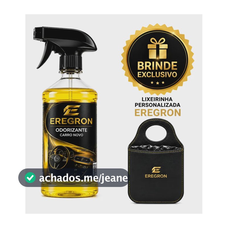 Aromatizante +brinde Odorizador Automotivo  1l Premium Car Amarelo Carro Novo