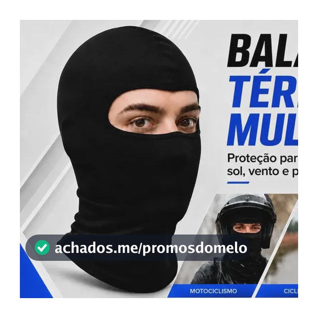 Touca Balaclava Ninja Uv50+ Térmica Respirável Moto Bike Corrida Ciclismo Motoboy Academia Proteção Solar Frio Vento Secagem Rápida Unissex Preto Capa Rosto Facial - Topsand Activewear