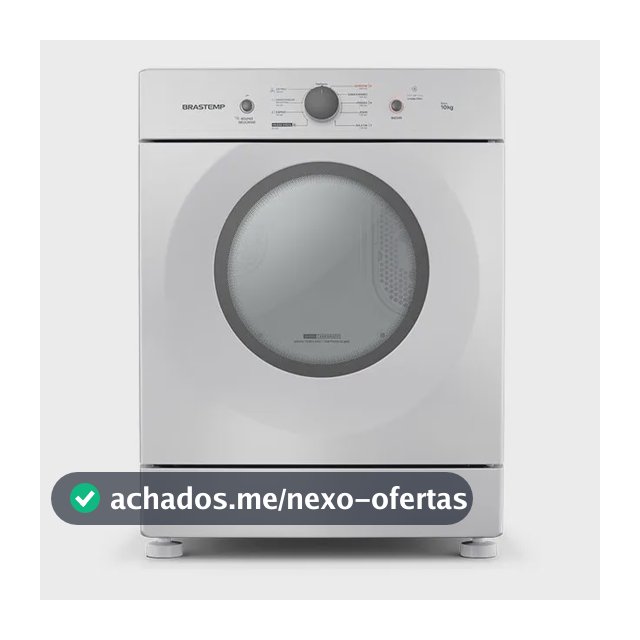 Secadora Brastemp Rotativa Branca 10kg Bsr10bb Cor Branco