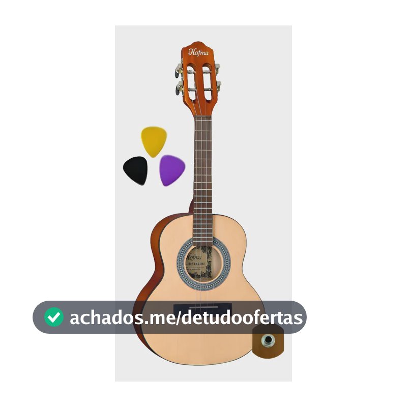 Cavaco Eagle Hofma Hcv30 Elétroacústico + Palheta Natural Fosco