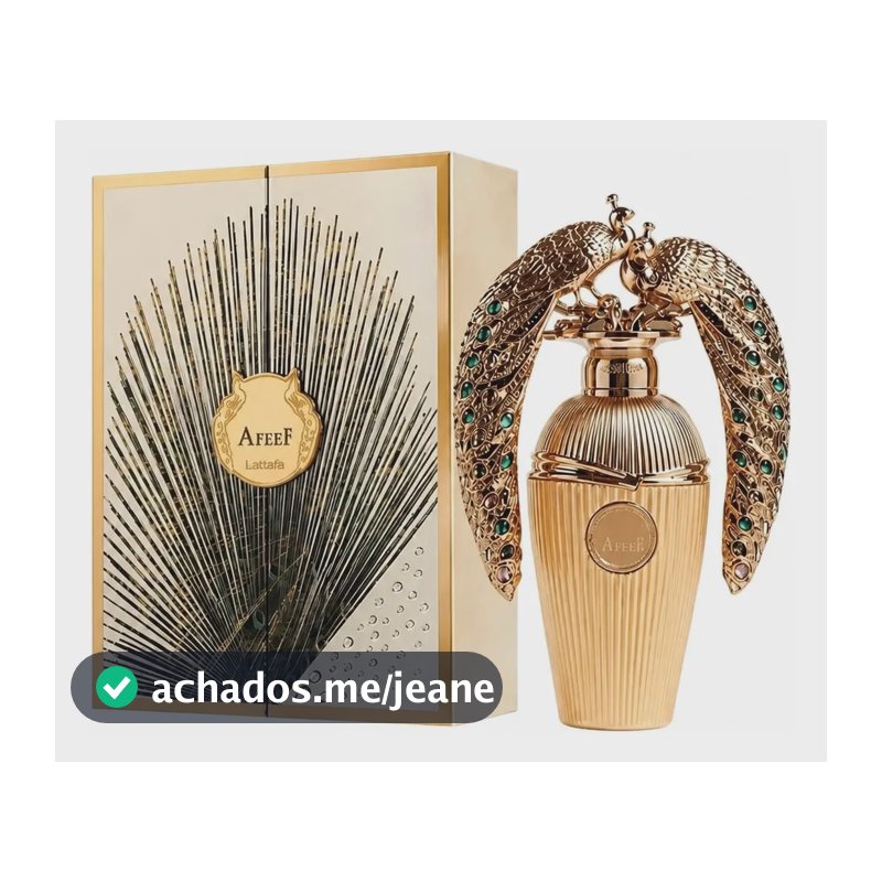 Perfume Arabe Afeef  Lattafa 100ml Eau De Parfum Original
