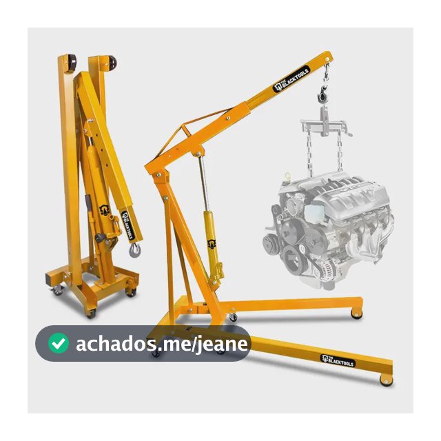 Guincho Girafa Hidráulico Dobrável 1 Ton The Black Tools