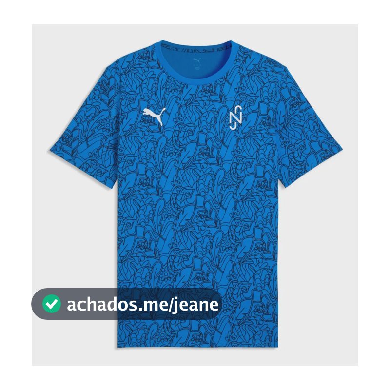 Camiseta Masculina Neymar Jr. Brazil Passion Printed Puma Amarelo N/a G Lisa