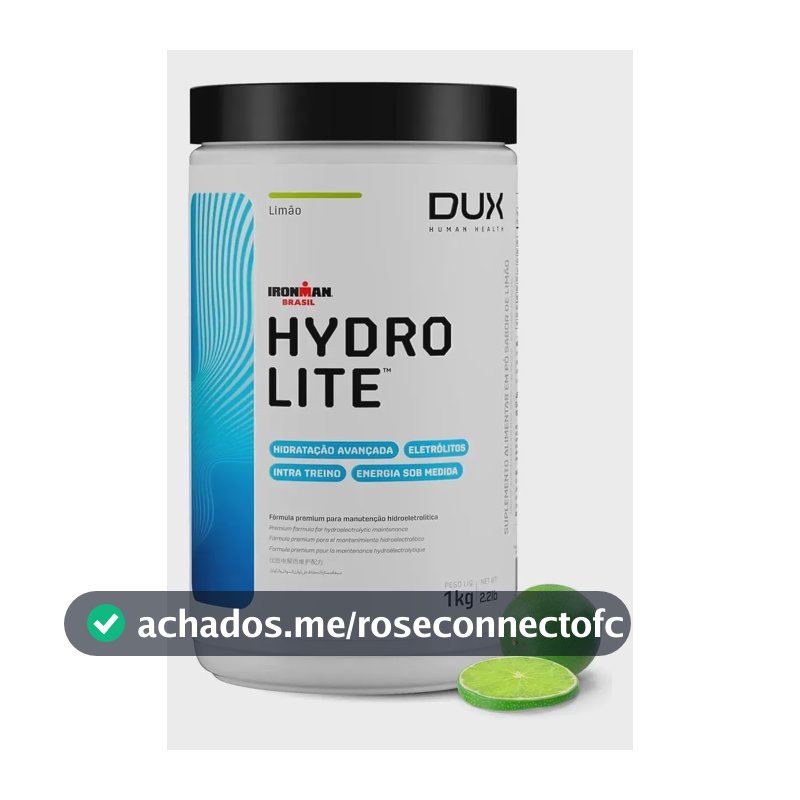 Suplemento Em Pó Dux Nutrition Hydrolite Carboidratos Sabor Limão Em Pote De 1000g Outros