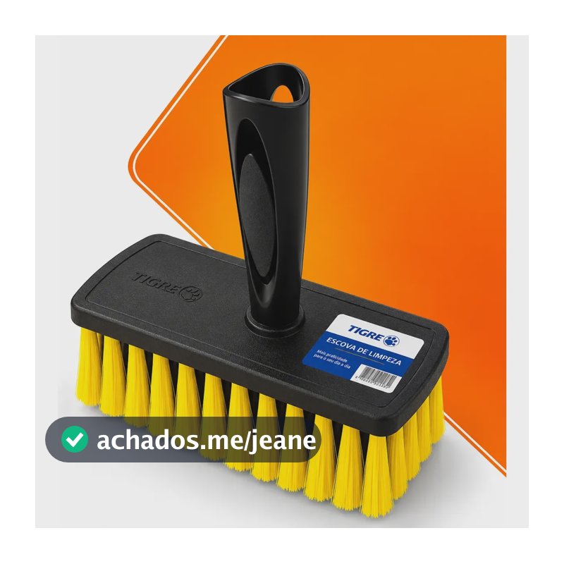 Broxa Retangular Pintura Construtor Limpeza Tigre 1199-02 Marrom