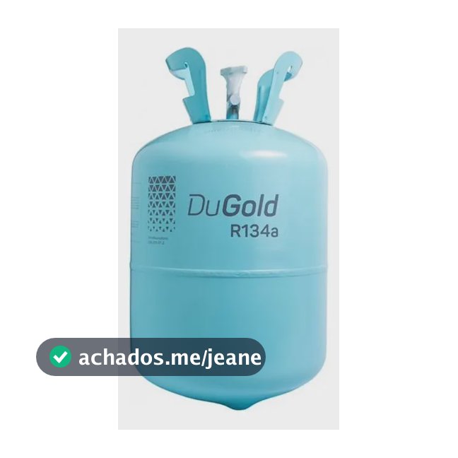 Fluido Gás Refrigerante Dugold Tetrafluoretano R134a 13,6kg