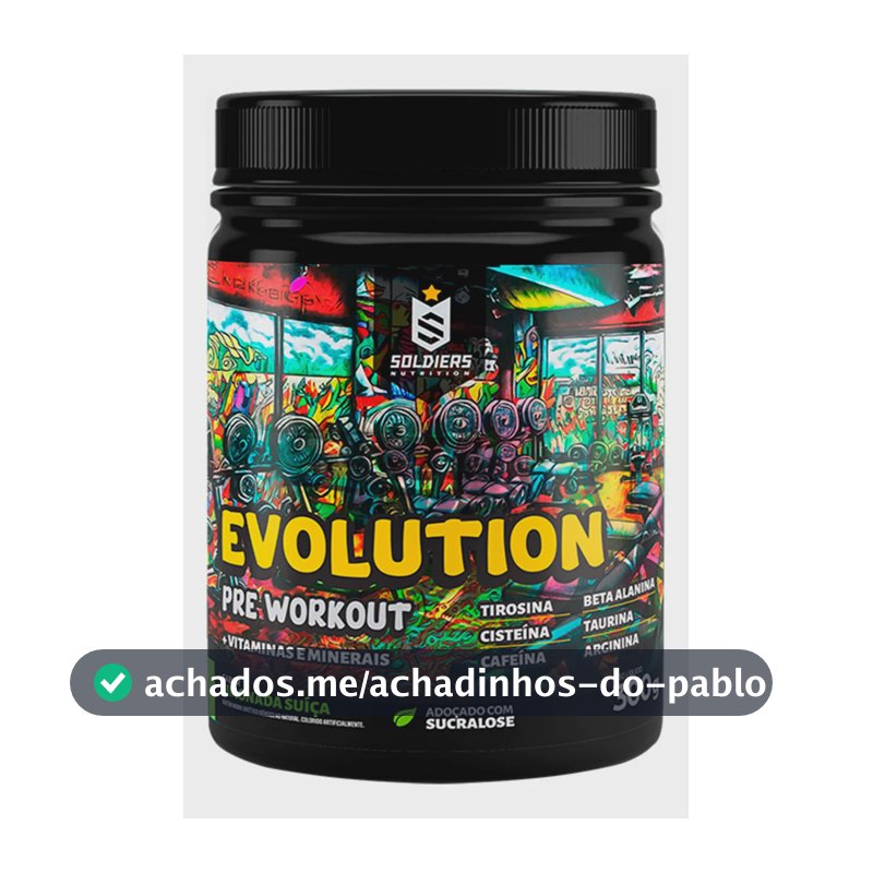 Suplemento Soldiers Nutrition Evolution en pó sabor limonada suíça x 300g