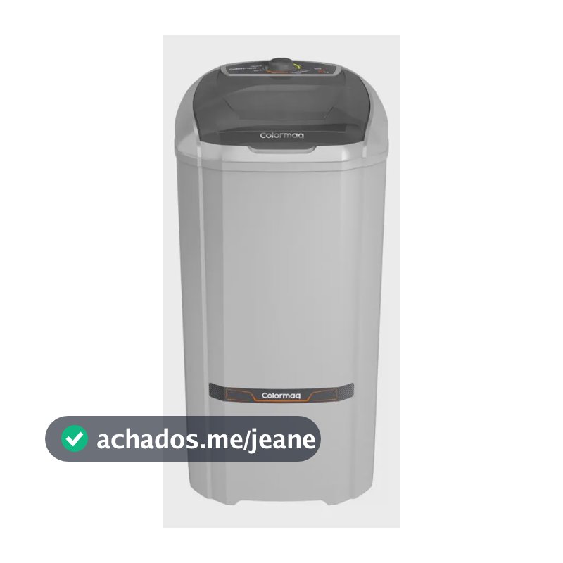 Tanquinho Colormaq Lavadora Roupas Semi-automática Lcs 10kg Cor Prata