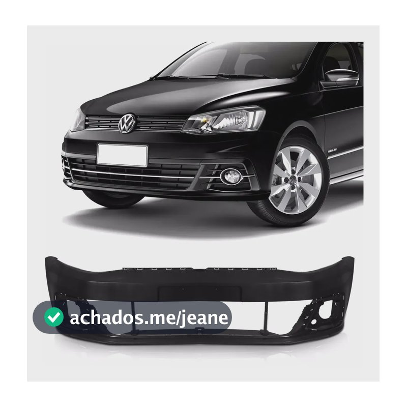 Parachoque Dianteiro Gol Voyage G7 2016 2017 Preto