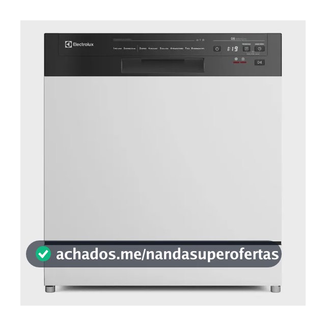 Lava-louça Electrolux 8 Serviços Branca Lava E Seca 50' Lb08 Cor Branco
