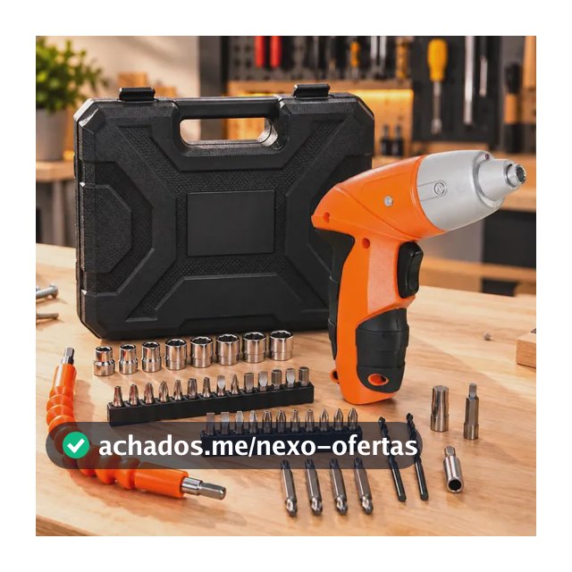Parafusadeira Sem Fio 4,8v Kit 45 Peças Knakasaki Laranja 127/220v 50/60hz