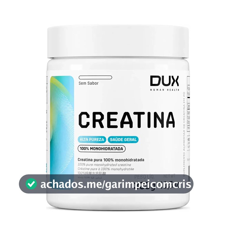Creatina Dux Nutrition em pó Sem sabor x 300g