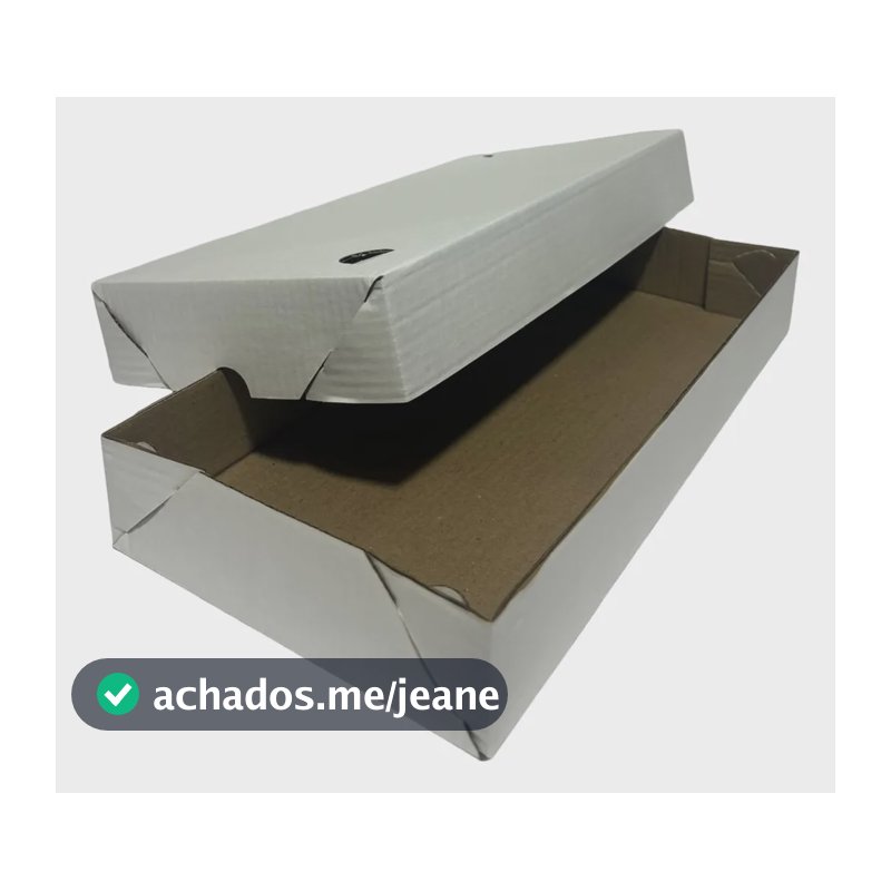 Caixa Transporte 50 Doces 35x17,5x5 Cm - 10 Uni Branco