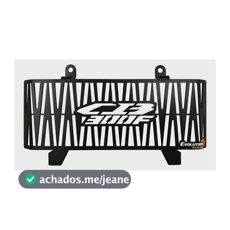 Protetor Radiador Cb300f Cb 300f Twister 2023 2024 2025 2026 Preto