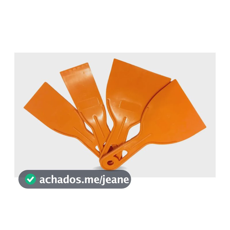 Kit Espátulas Lisas Para Aplicação De Resina Epóxi