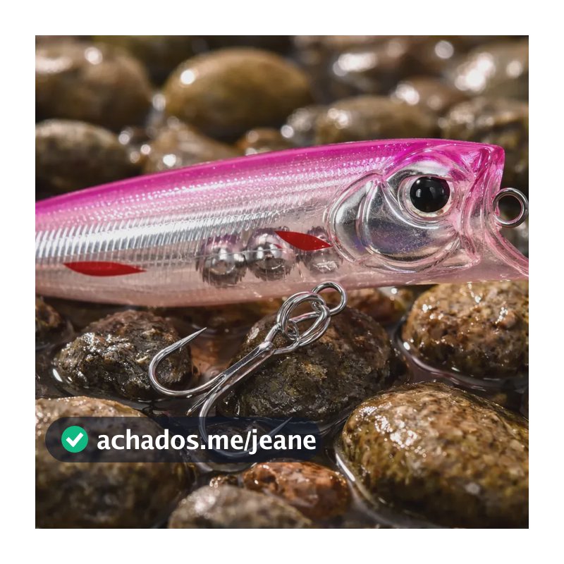 Isca Artificial De Pesca Max 75 A Bravinha Da Pinnacle Rosa