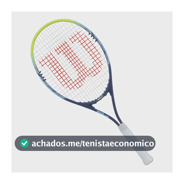 Raquete De Tênis Wilson Impact Intermediário 16x19 Azul E Verde 3