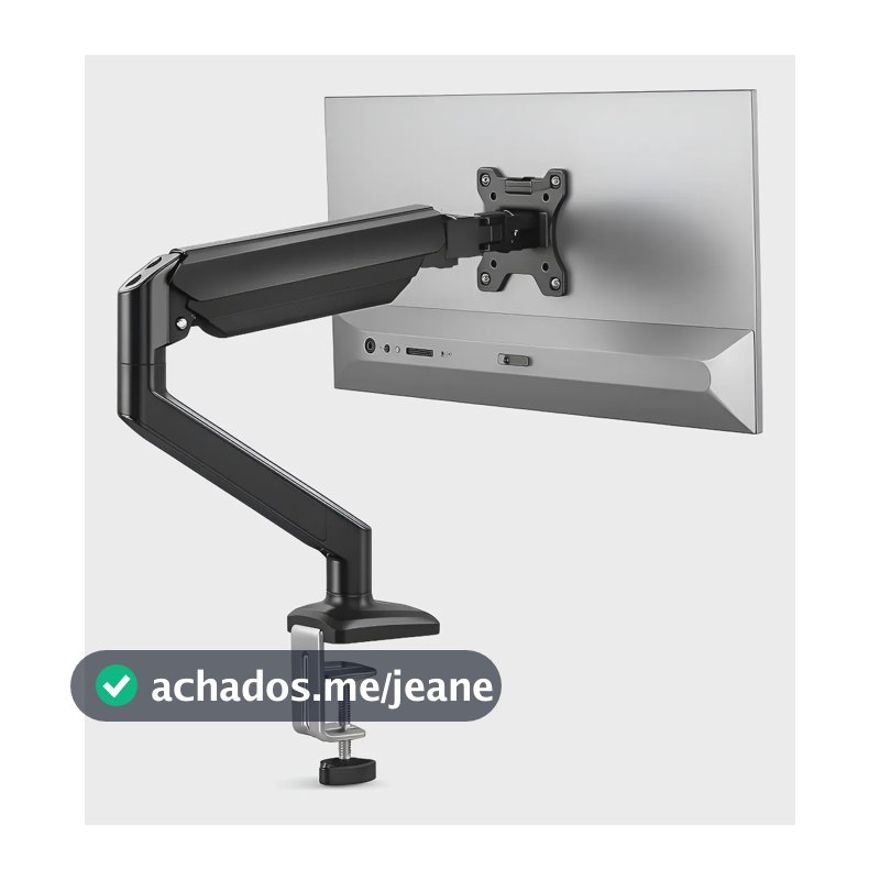 Suporte Monitor Articulado Ajustavel 14 Até 32 A Gás Preto