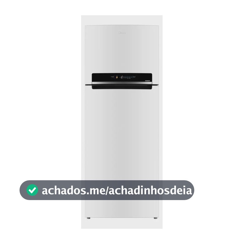Geladeira Midea Frost Free Duplex 491L Inverter com Wi-Fi, Branca