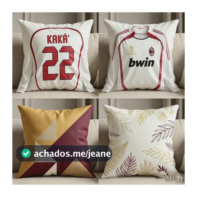 kit 4 Capas Almofada Geométrico Moderno Premium Luxo Lon W