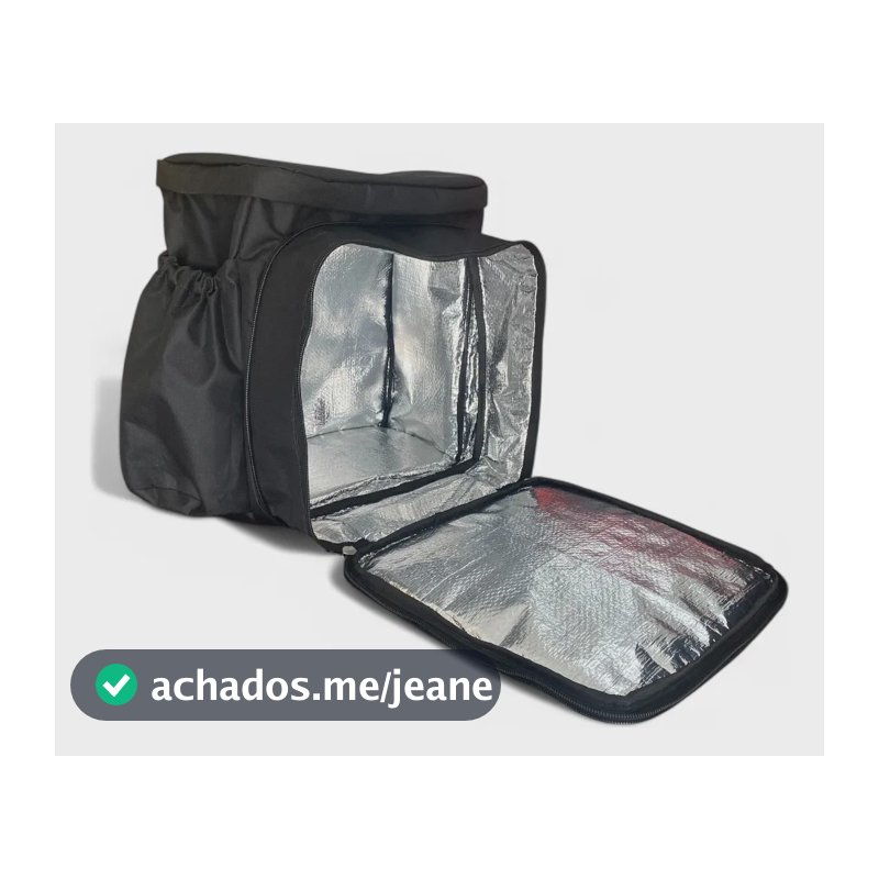 Bag Expansiva mochila Térmica Laminada Para Entregas Delivery Ifood