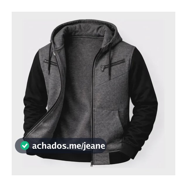 Blusa De Frio Moletom Com Capuz Casaco De Ziper
