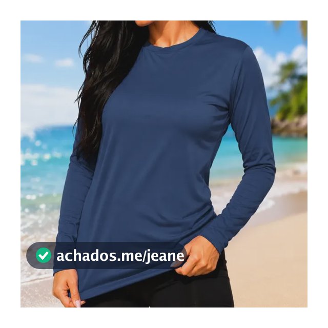 Camiseta Termica Feminina Proteção Solar Segunda Pele Uv50+