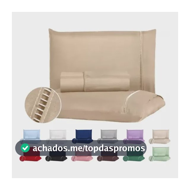 Jogo De Lençol Queen 3 Peças 400 Fios C/ Elástico Hotel