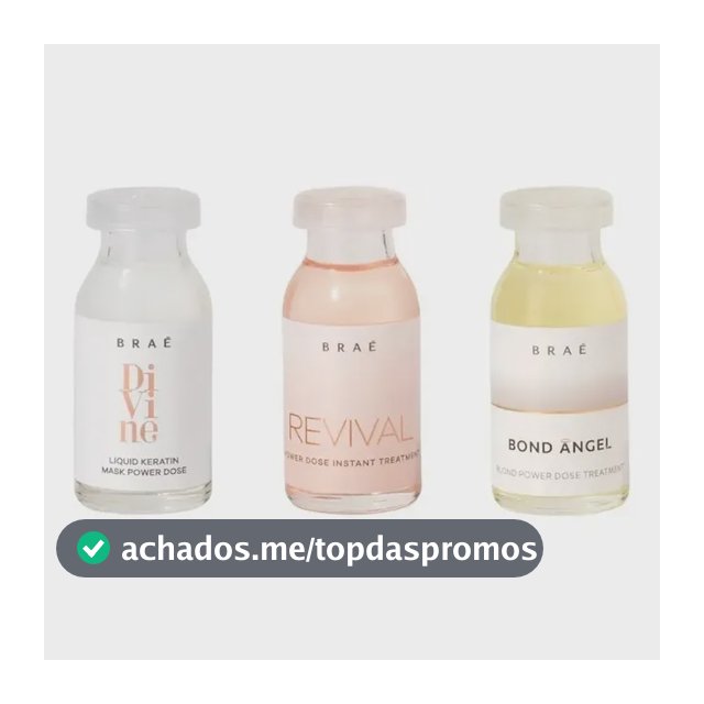 Cronograma Capilar Braé Repair Reparação 3x13ml
