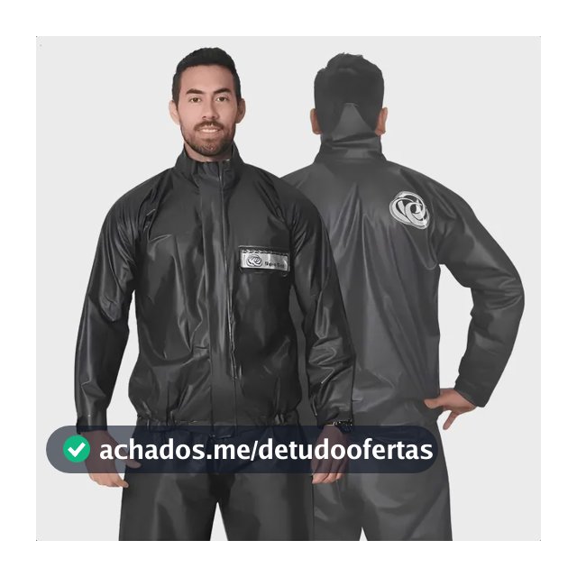 Capa Chuva Motoqueiro Pvc Impermeável Motoboy Emborrachada