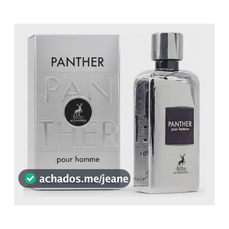 Perfume Árabe Panther Pour Masculino Original Marcante 100ml
