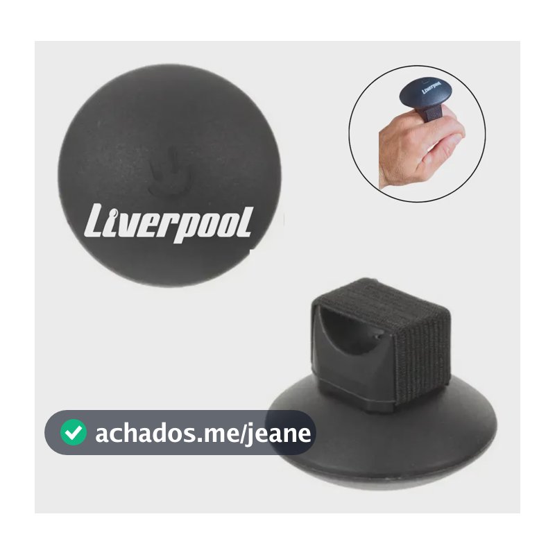 Chocalho Ganzá De Dedo Shaker Percussão Liverpool Preto