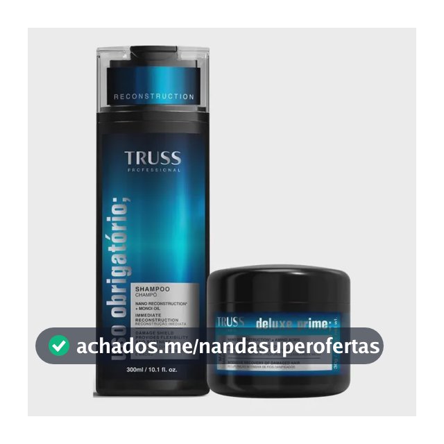 Truss Uso Obrigatório Kit Shampoo E Uso Obrigatório Miniatur
