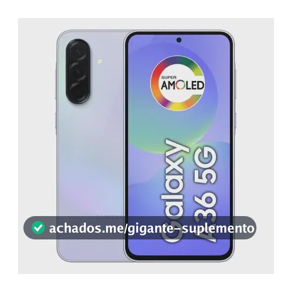 Smartphone Samsung Galaxy A36 5g 128gb 6gb Ram Câmera Tripla De Até 50mp Selfie De 12mp Ip67 Super Amoled 6.7'' Nfc Recursos Ai Android E Segurança Snapdragon - Violeta