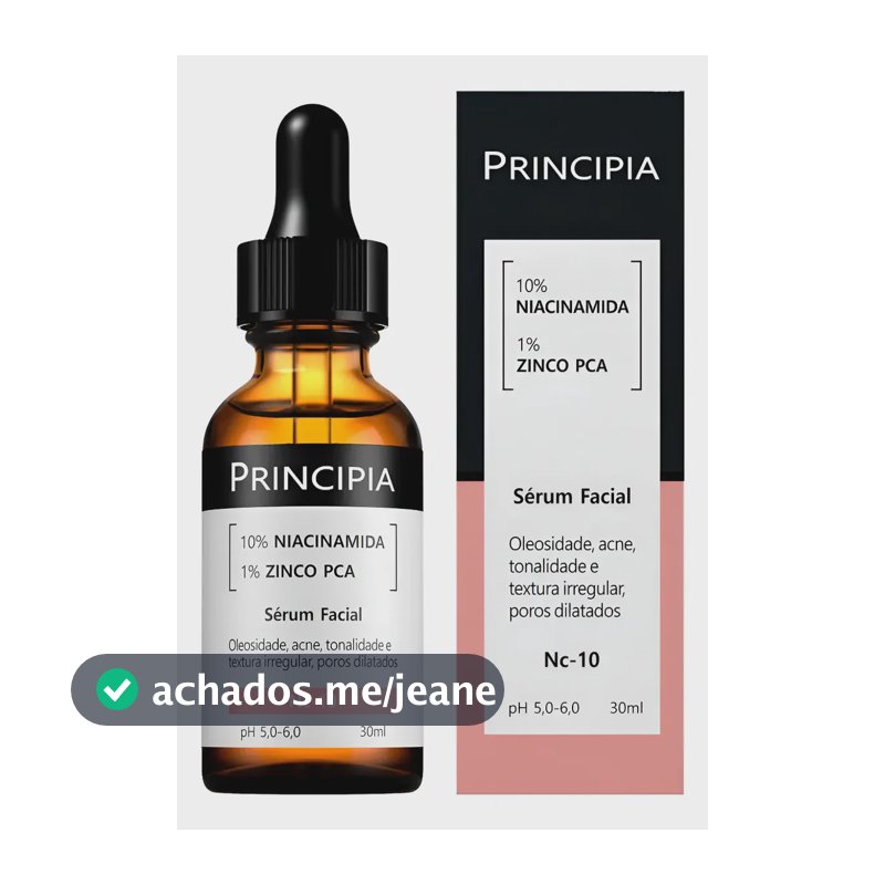 Sérum Principia 10% Niacinamida + 1% Zinco Pca Todo Tipo De Pele