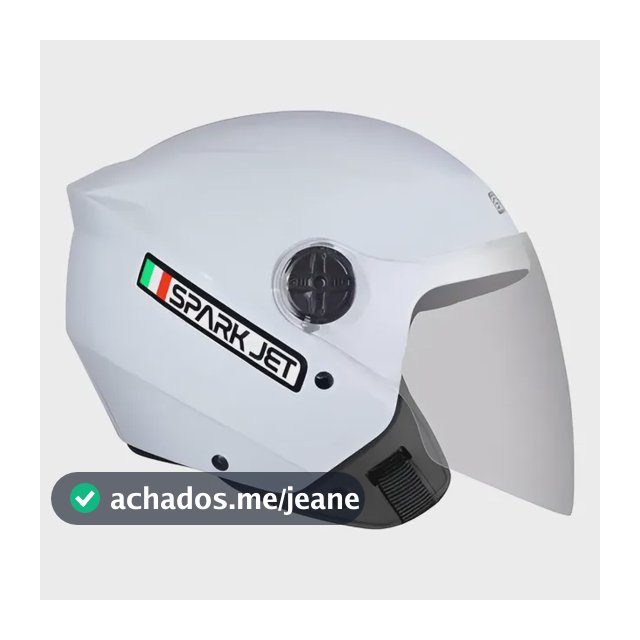 Capacete Aberto Ebf Spark Jet Solid