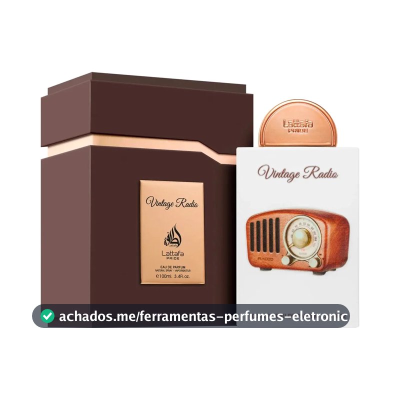Perfume Vintage Radio Edp Lattafa Pride 100ml
